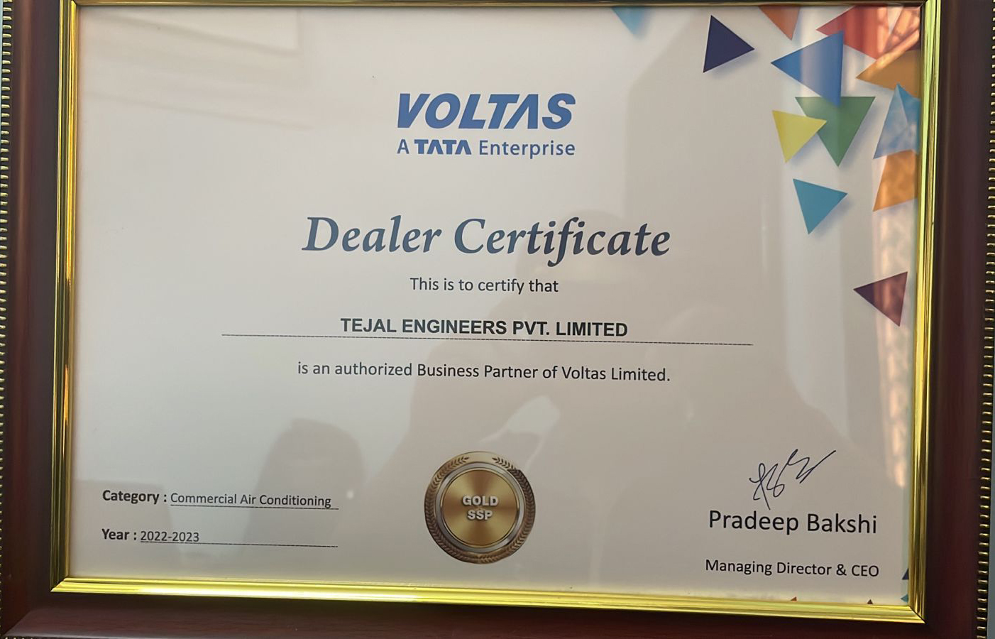voltas-certificate